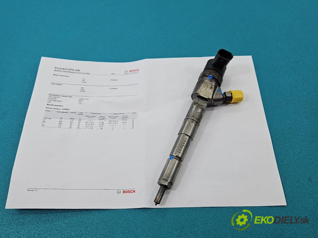 Opel Insignia A 2008-2017 2.0 cdti 160 HP manual 118 kW 1956 cm3 5- vstrek 0445110327 (Vstrekovače)