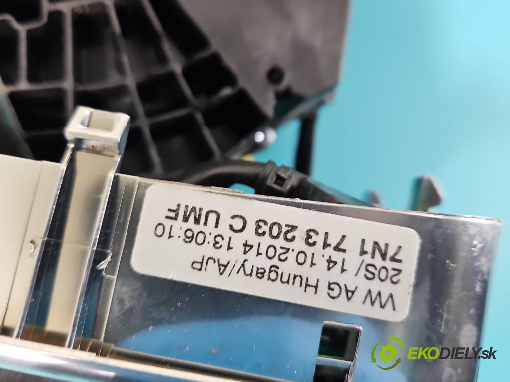 Seat Alhambra II 2010-2020 2.0 tdi 177 HP automatic 130 kW 1968 cm3 5- Páka: Změny: stupeň,rýchlosť 7N1713025H (Rýchlostné páky / kulisy)