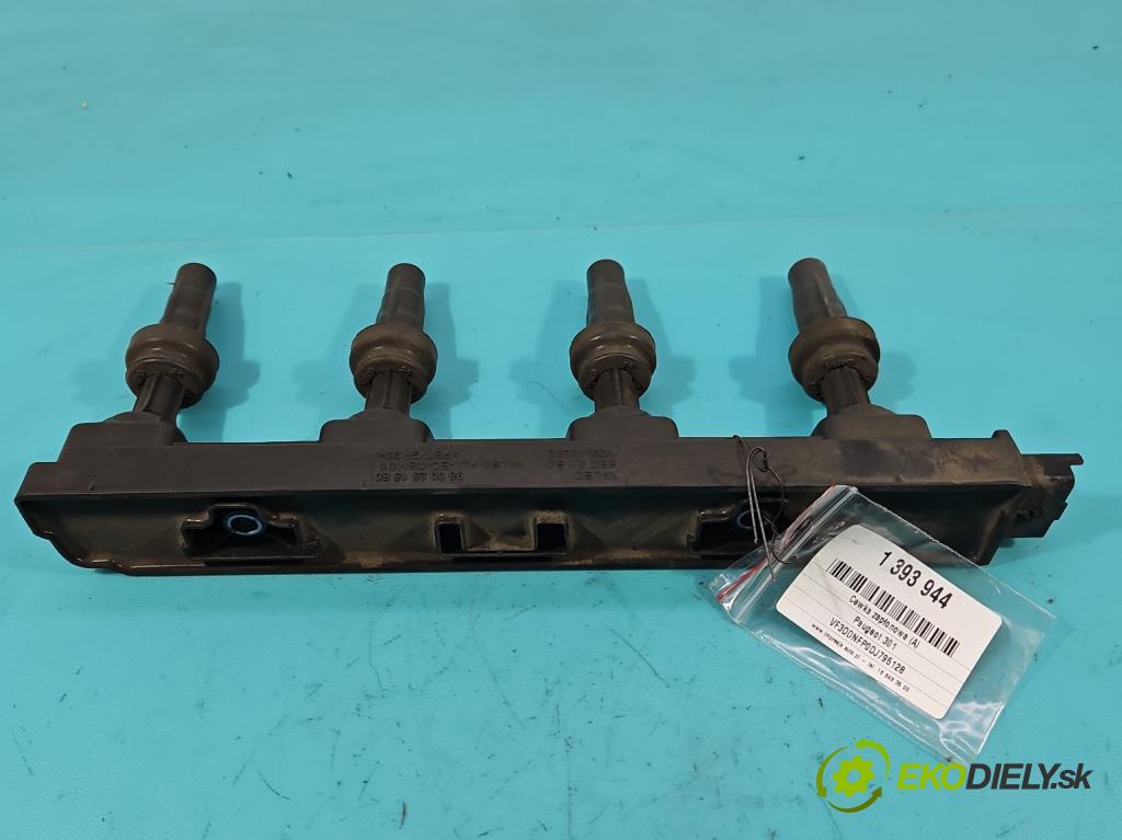 Peugeot 301 1.6 16V 116 HP manual 85 kW 1587 cm3 4- cievka zapaľovacia  (Zapaľovacie cievky, moduly)