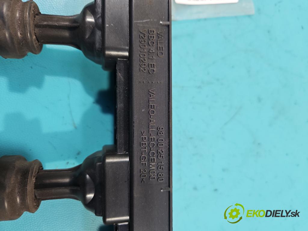 Peugeot 301 1.6 16V 116 HP manual 85 kW 1587 cm3 4- cievka zapaľovacia  (Zapaľovacie cievky, moduly)