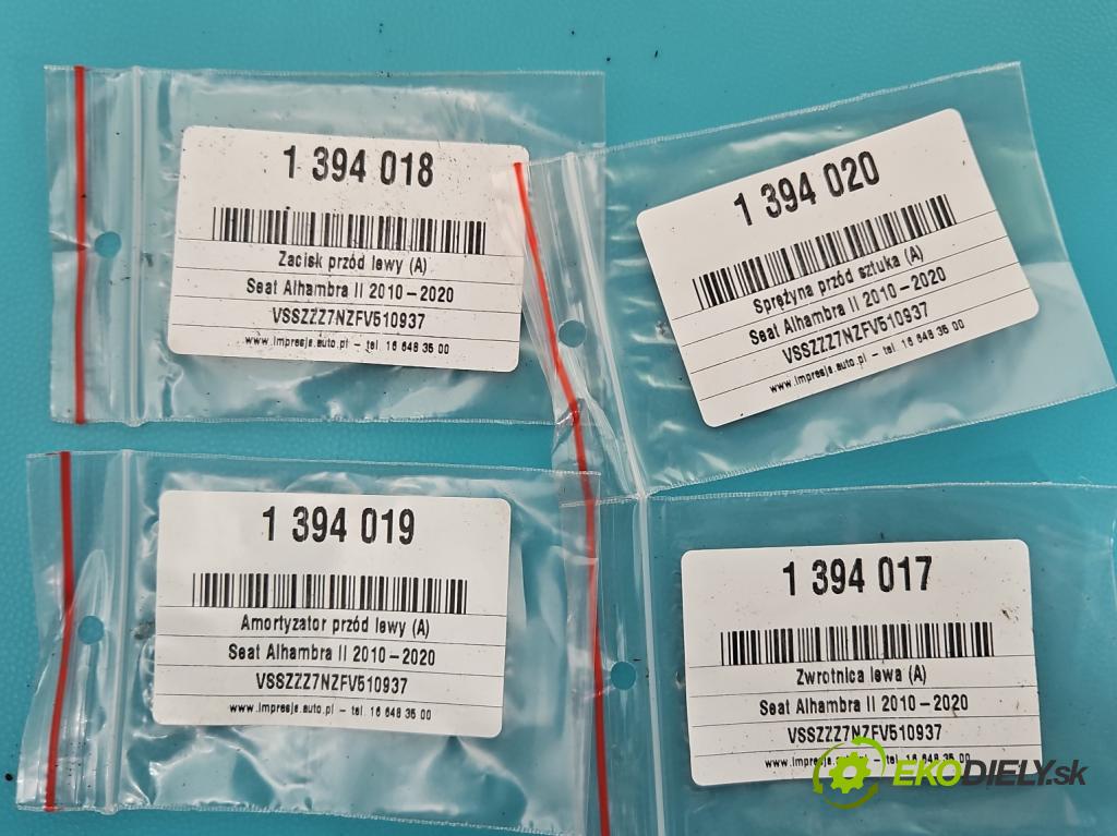 Seat Alhambra II 2010-2020 2.0 tdi 177 HP automatic 130 kW 1968 cm3 5- náboj ľavé  (Náboje)