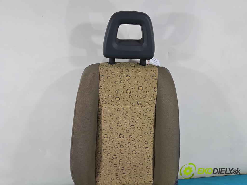 Fiat Panda II 2003-2012 1.1 54 HP manual 40 kW 1108 cm3 5- Sedačka pravý  (Sedačky, sedadlá)