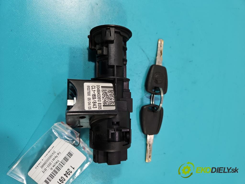 Fiat Panda II 2003-2012 1.1 54 HP manual 40 kW 1108 cm3 5- Spínačka 00468453610 (Spínacie skrinky a kľúče)