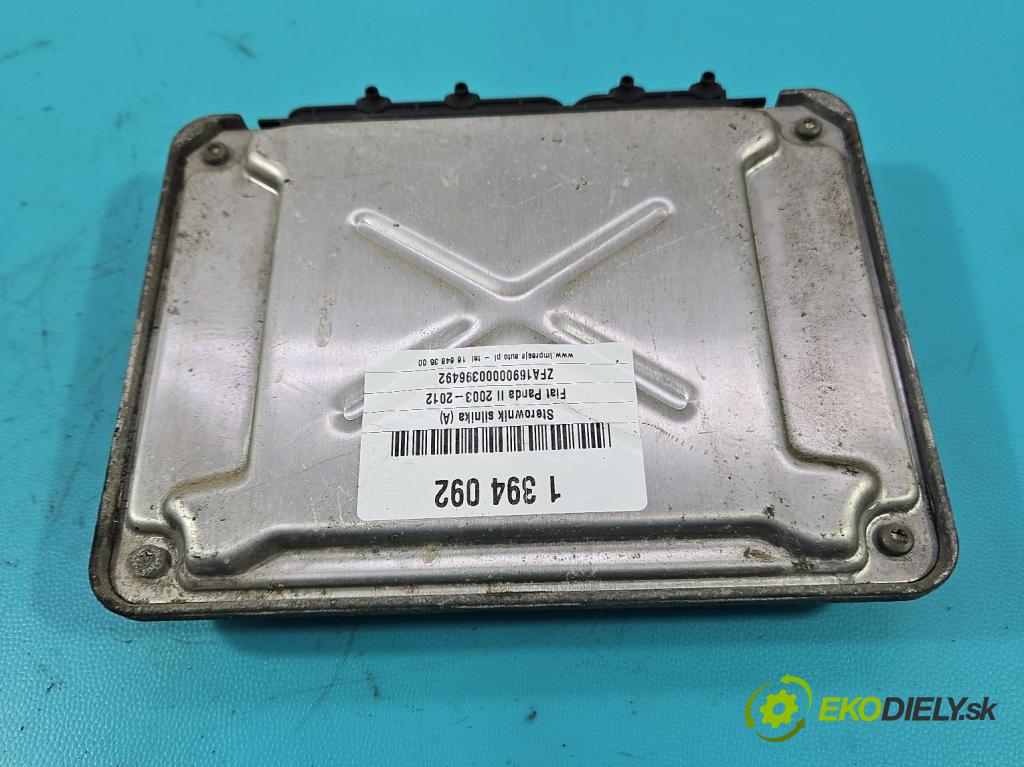 Fiat Panda II 2003-2012 1.1 54 hp manual 40 kW 1108 cm3 5- řídící jednotka motoru 55196259