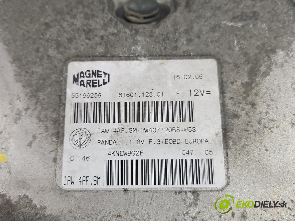 Fiat Panda II 2003-2012 1.1 54 hp manual 40 kW 1108 cm3 5- řídící jednotka motoru 55196259