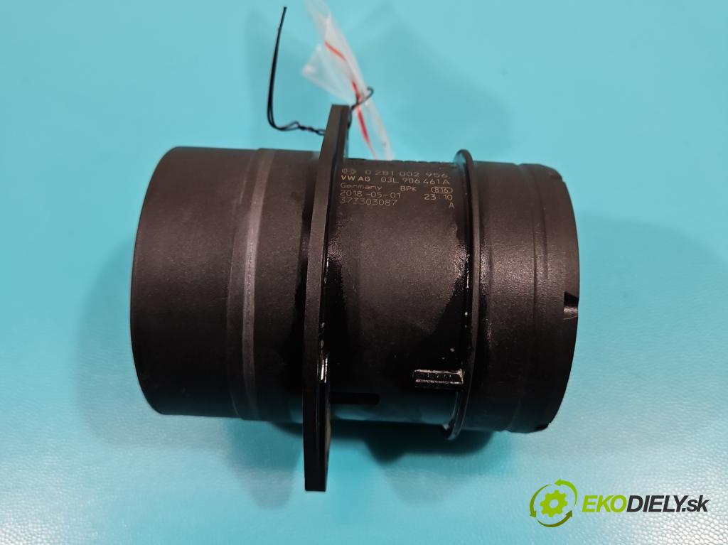 Skoda Karoq 2017- 2.0 tdi 150 HP automatic 110 kW 1968 cm3 5- průtokoměr: 0281002956 (Váhy vzduchu)