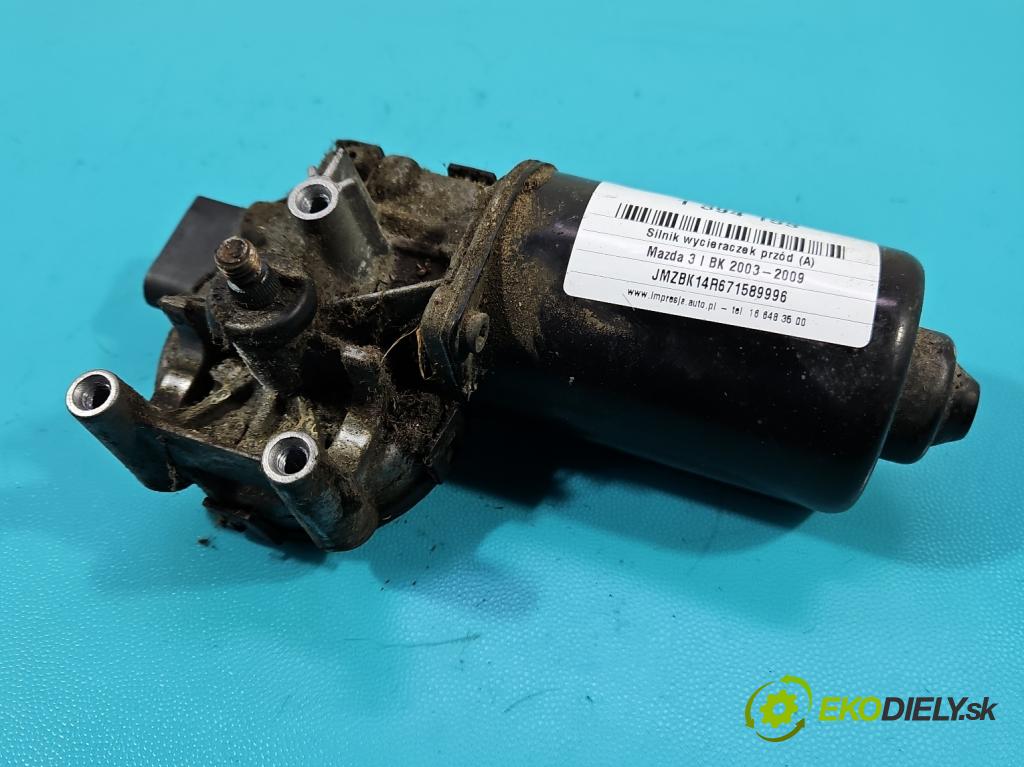 Mazda 3 I BK 2003-2009 2.0 citd 143 hp manual 105 kW 1998 cm3 5- motor stěračů přední 