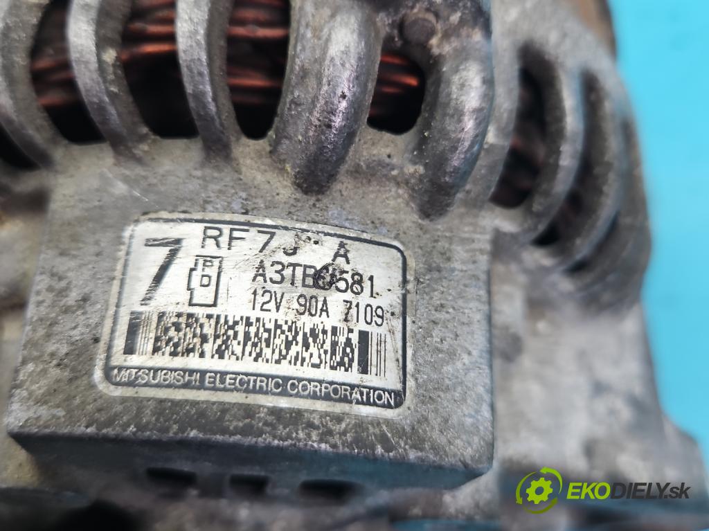 Mazda 3 I BK 2003-2009 2.0 citd 143 HP manual 105 kW 1998 cm3 5- Alternator A3TB6581 (Alternátory)