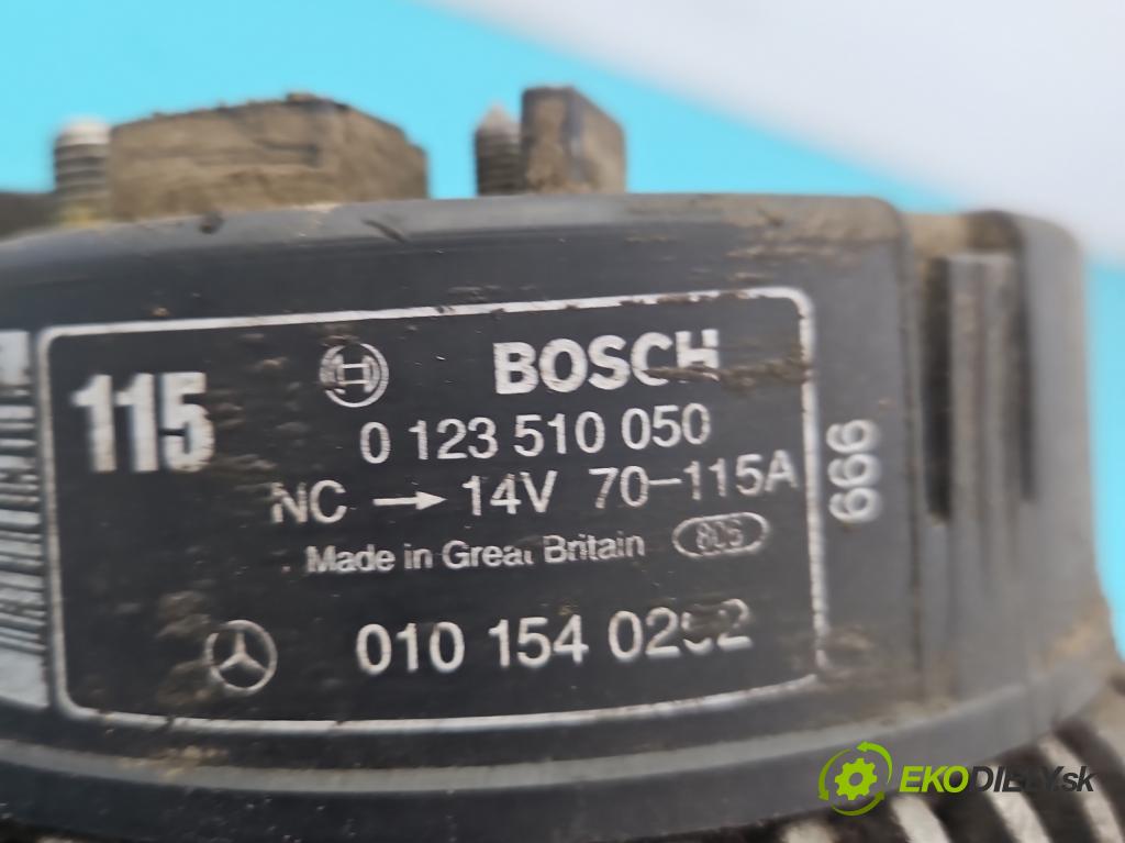 Mercedes Vito W638 1996-2003 2.0 129 HP manual 95 kW 1998 cm3 5- Alternator 0123510050 (Alternátory)