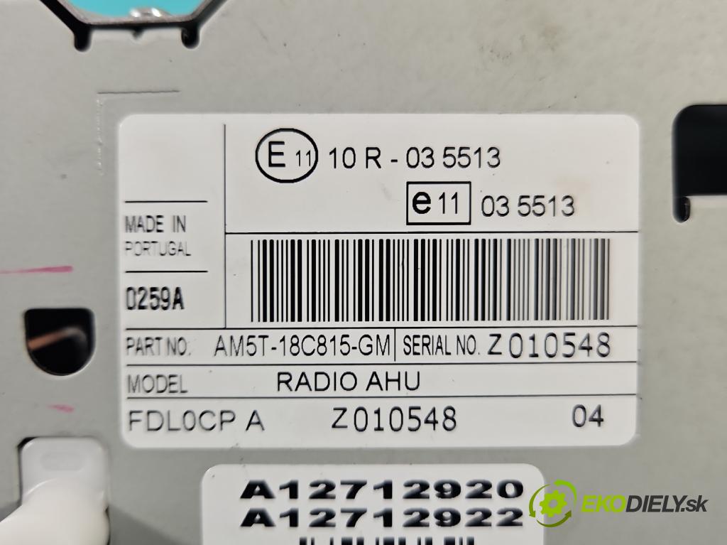 Ford C-Max II 2010-2019 1.0 125 HP manual 92 kW 998 cm3 5- Radio originál AM5T-18C815-GM