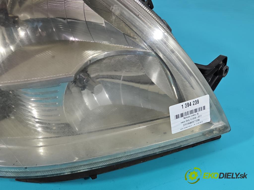 Iveco Daily IV 2006-2014 3.0 HPI 145 HP manual 107 kW 2998 cm3 2- Reflektor: pravý (Pravé)