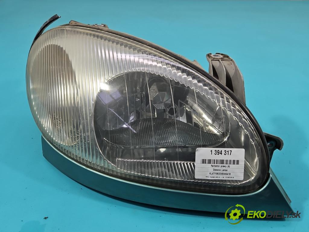 Daewoo Lanos 1,4.0 8V 75 HP manual 55 kW 1349 cm3 3- Reflektor: pravý  (Pravé)