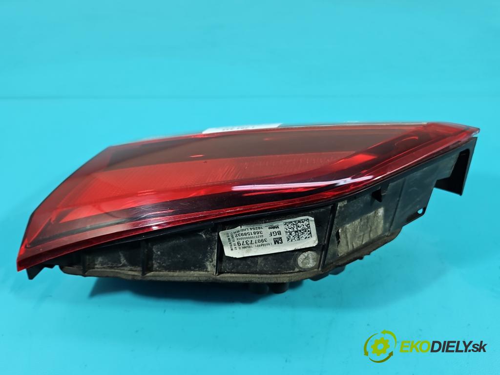 Opel Astra V  2015- 1.6 cdti 110 HP manual 81 kW 1598 cm3 5- svetlo / reflektor zadné pravé 39077379 (Ostatné)