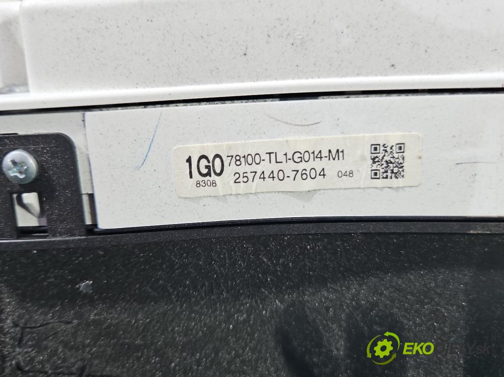Honda Accord VIII 2008-2015 2.0 VTEC 156 HP automatic 115 kW 1997 cm3 4- prístrojovka/ budíky 257440-7604 (Prístrojové dosky, displeje)