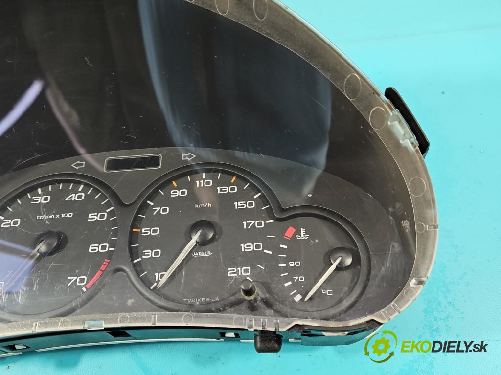 Peugeot 206 1.4 8V 75 HP manual 55 kW 1360 cm3 5- prístrojovka/ budíky 9643401280 (Prístrojové dosky, displeje)