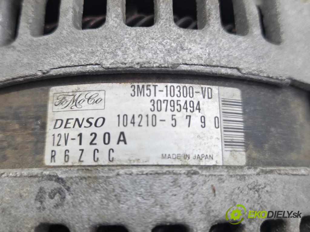 Ford C-Max I 2003-2010 1.8 16V 120 HP manual 88 kW 1798 cm3 5- Alternator 3M5T-10300-VD (Alternátory)