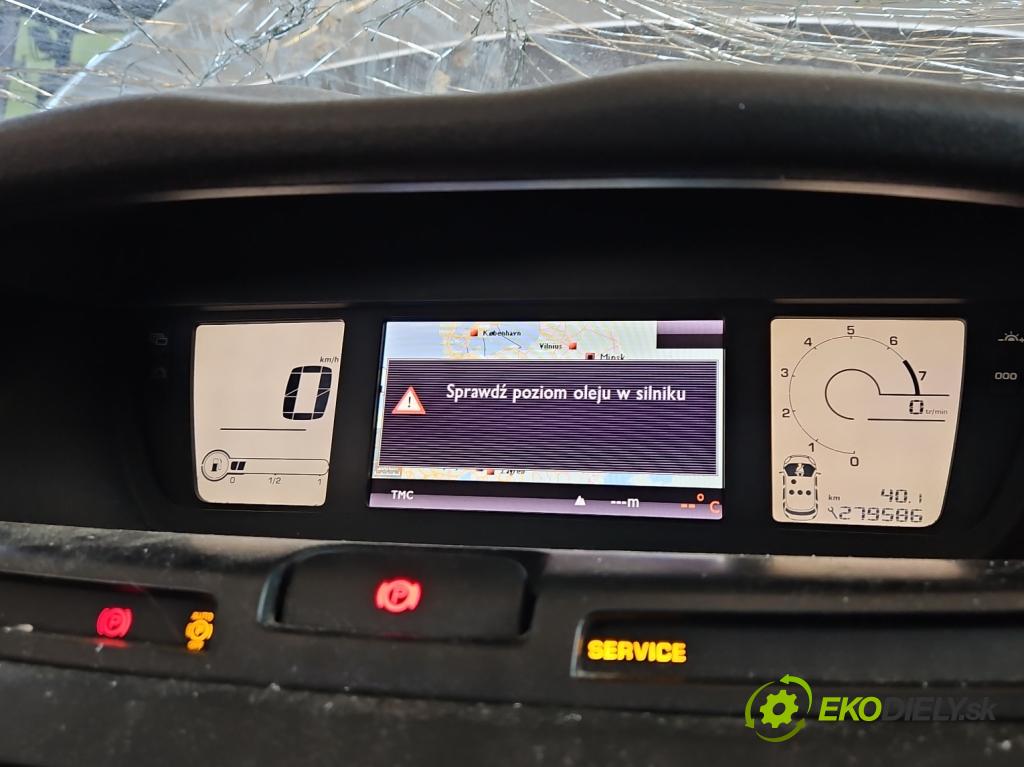 Citroen C4 Grand picasso I 2006-2013 1.6 16V 120 HP manual 88 kW 1598 cm3 5- prístrojovka/ budíky 9664624380 (Prístrojové dosky, displeje)