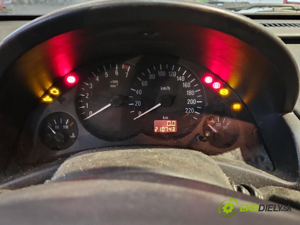 Opel Corsa C 2000-2006 1.2 16V 75 hp manual 55 kW 1199 cm3 5- řídící jednotka motoru 0261207962