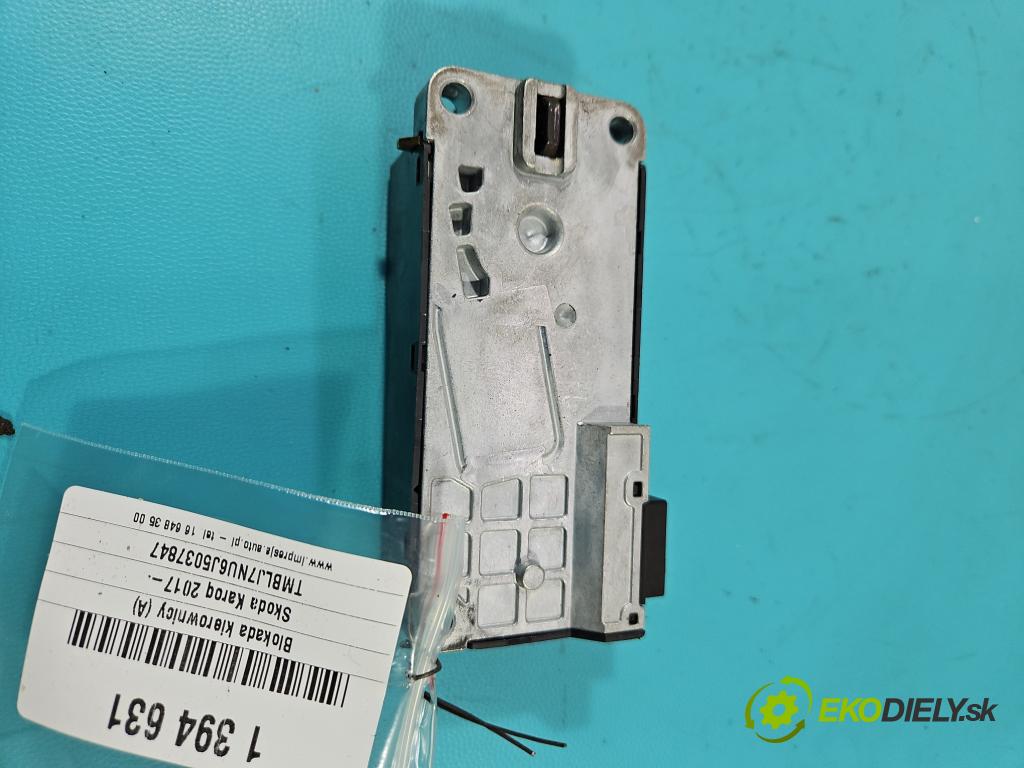 Skoda Karoq 2017- 2.0 tdi 150 HP automatic 110 kW 1968 cm3 5- Blokáda: řízení: 3Q0905861B (Ostatné)