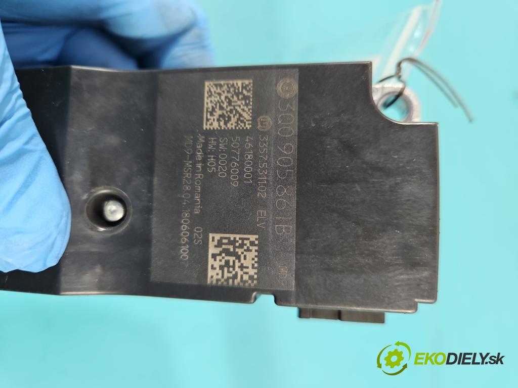 Skoda Karoq 2017- 2.0 tdi 150 HP automatic 110 kW 1968 cm3 5- Blokáda: řízení: 3Q0905861B (Ostatné)