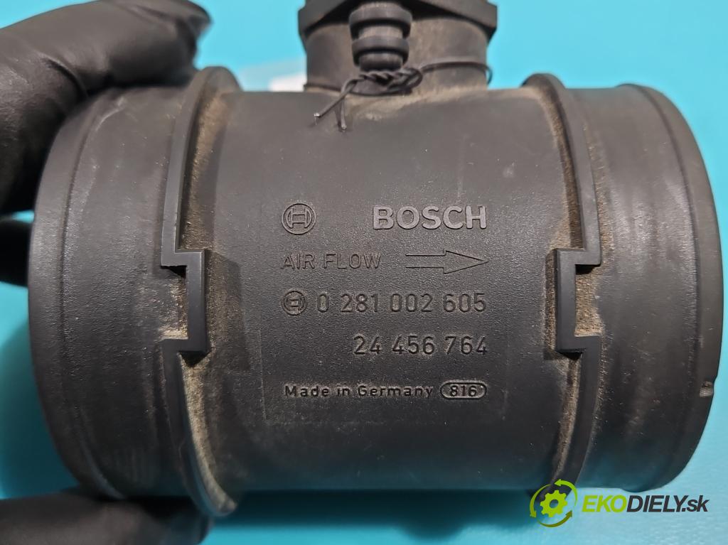 Opel Signum 3.0 ctdi: 177 HP manual 130 kW 2959 cm3 5- průtokoměr: 0281002605 (Váhy vzduchu)