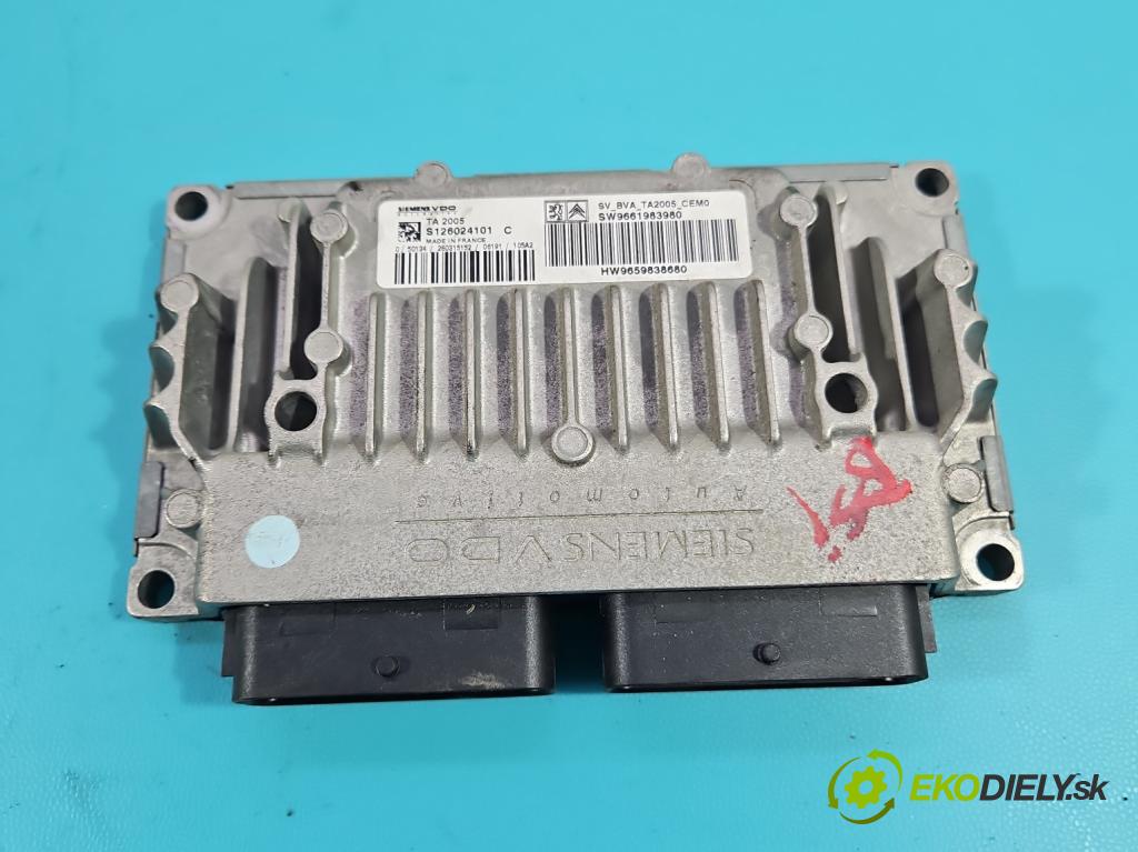 Citroen C8 2002-2014 2.0 16V 140 hp automatic 103 kW 1997 cm3 5- řídící jednotka motoru 9661983980