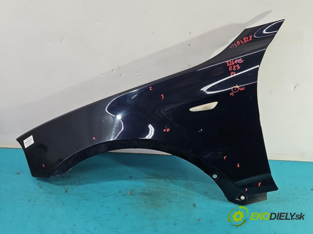 Bmw X3 E83 2003-2010 2.0d 177 hp automatic 130 kW 1995 cm3 5- blatnik přední levý  (Predné ľavé)