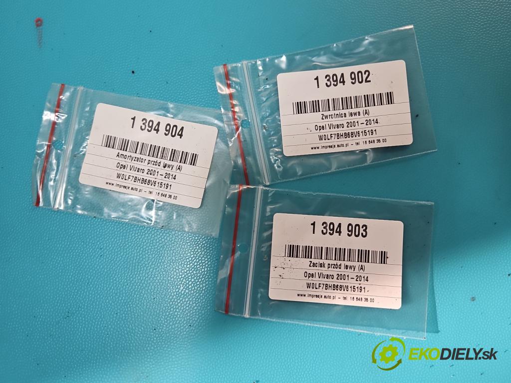 Opel Vivaro 2001-2014 2.0 cdti 114 HP manual 84 kW 1995 cm3 5- náboj ľavé  (Náboje)