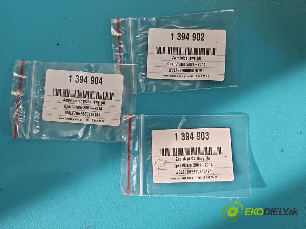 Opel Vivaro 2001-2014 2.0 cdti 114 HP manual 84 kW 1995 cm3 5- tlmič predné ľavý (Ostatné)