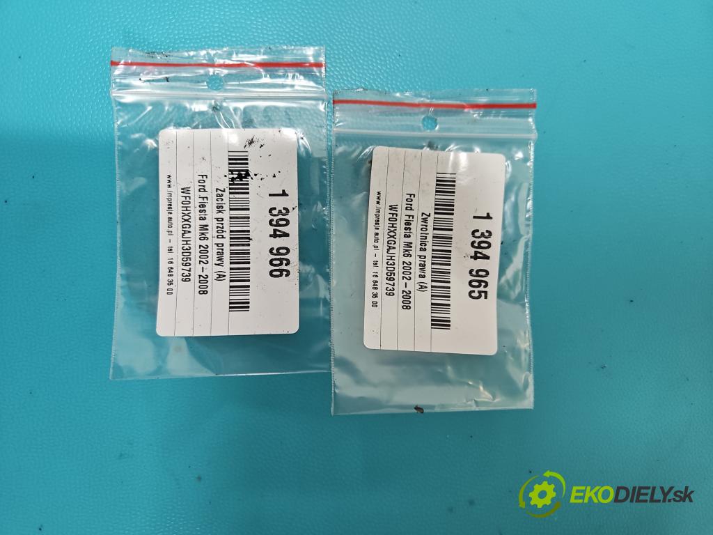 Ford Fiesta Mk6 2002-2008 1.3 69KM manual 51 kW 1299 cm3 5- náboj pravé  (Náboje)