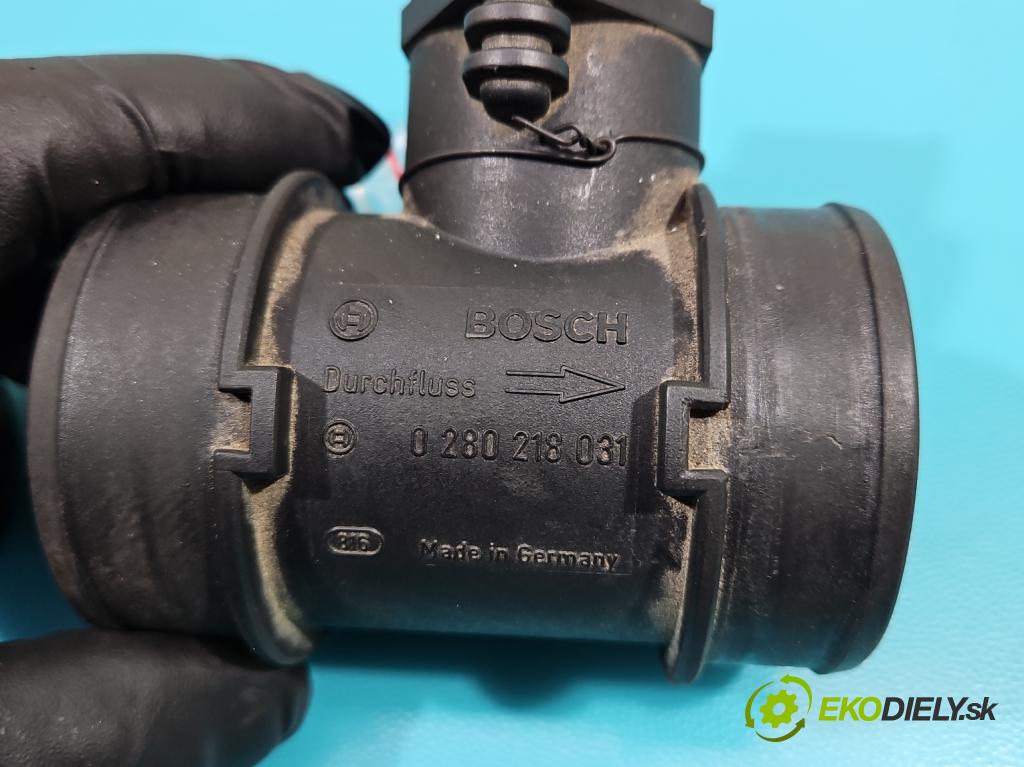 Opel Corsa C 2000-2006 1.2 16V 75 HP manual 55 kW 1199 cm3 5- průtokoměr: 0280218031 (Váhy vzduchu)