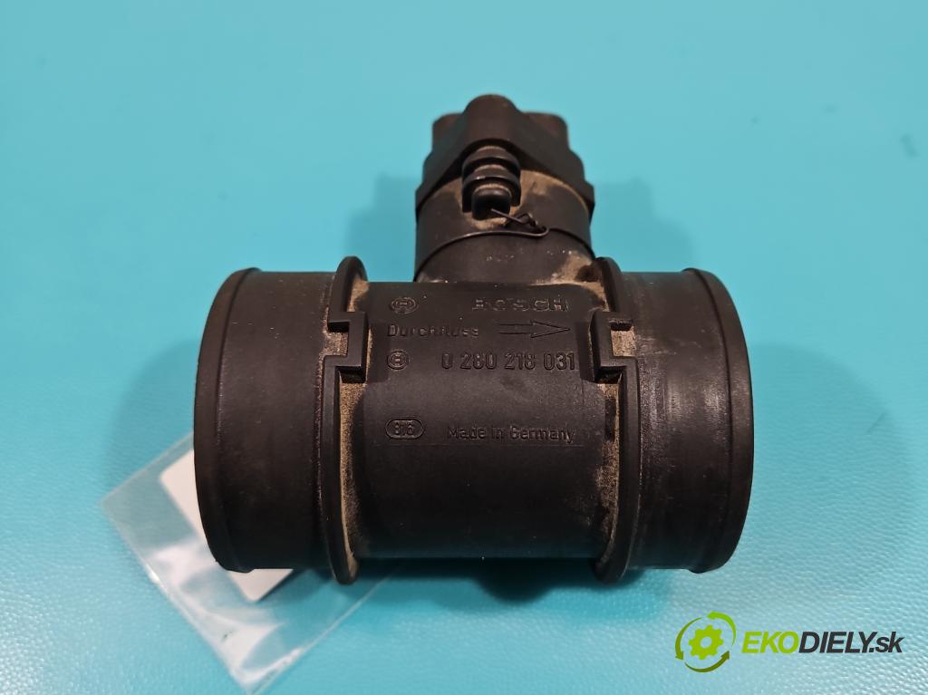 Opel Corsa C 2000-2006 1.2 16V 75 HP manual 55 kW 1199 cm3 5- průtokoměr: 0280218031 (Váhy vzduchu)