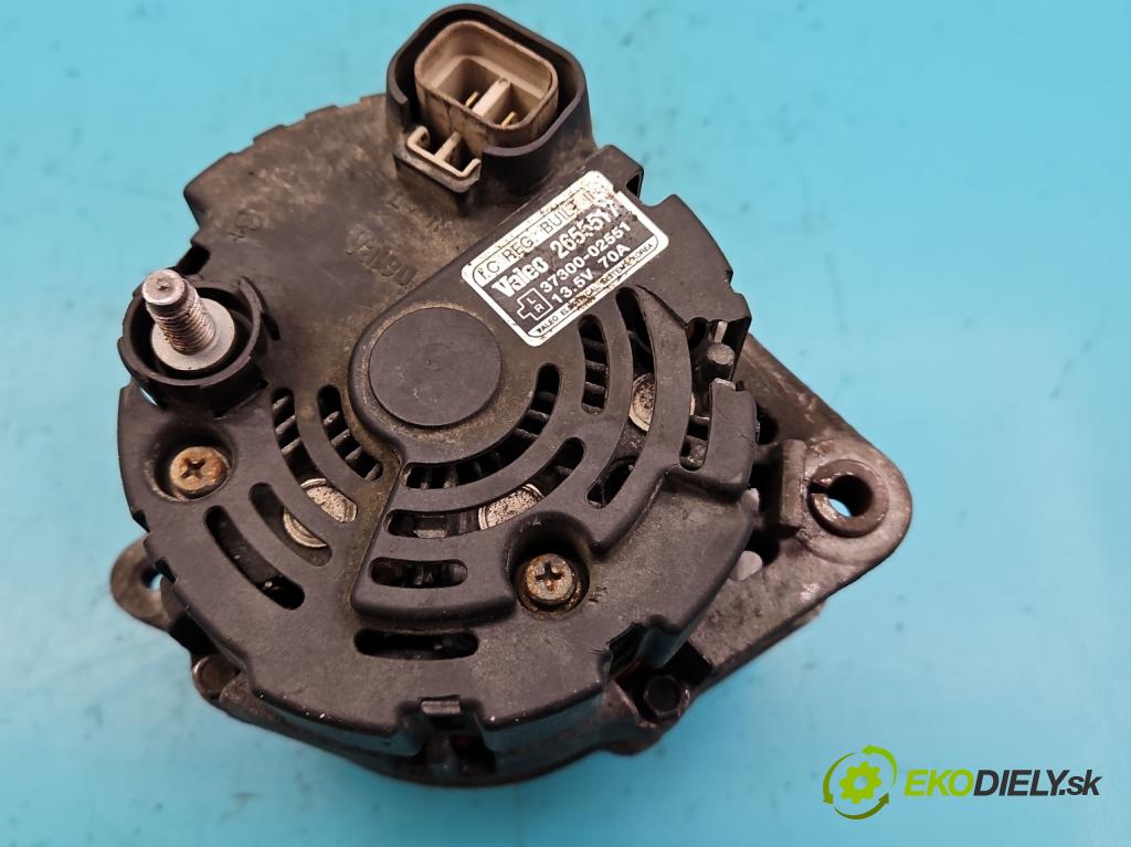 Kia Picanto I 2003-2011 1.0 61 HP manual 44,5 kW 999 cm3 5- Alternator 37300-02551 (Alternátory)