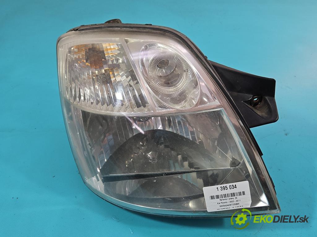 Kia Picanto I 2003-2011 1.0 61 HP manual 44,5 kW 999 cm3 5- Reflektor: pravý  (Pravé)