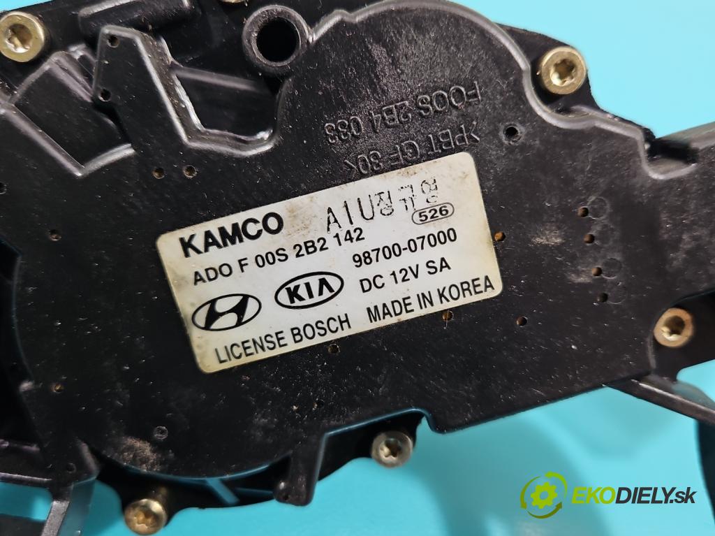 Kia Picanto I 2003-2011 1.0 61 hp manual 44,5 kW 999 cm3 5- motor stěrače zadní 98700-07000