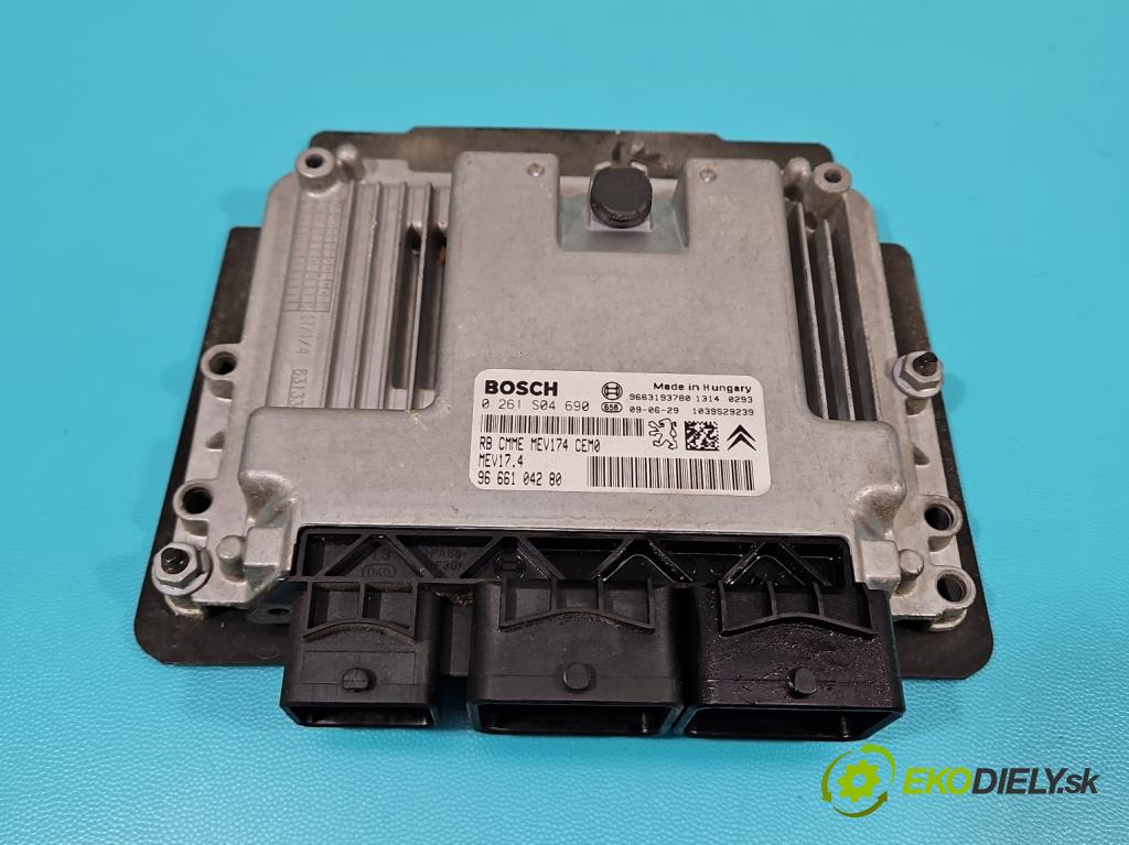 Citroen C4 Grand picasso I 2006-2013 1.6 16V 120 HP manual 88 kW 1598 cm3 5- riadiaca jednotka motora 0261S04690