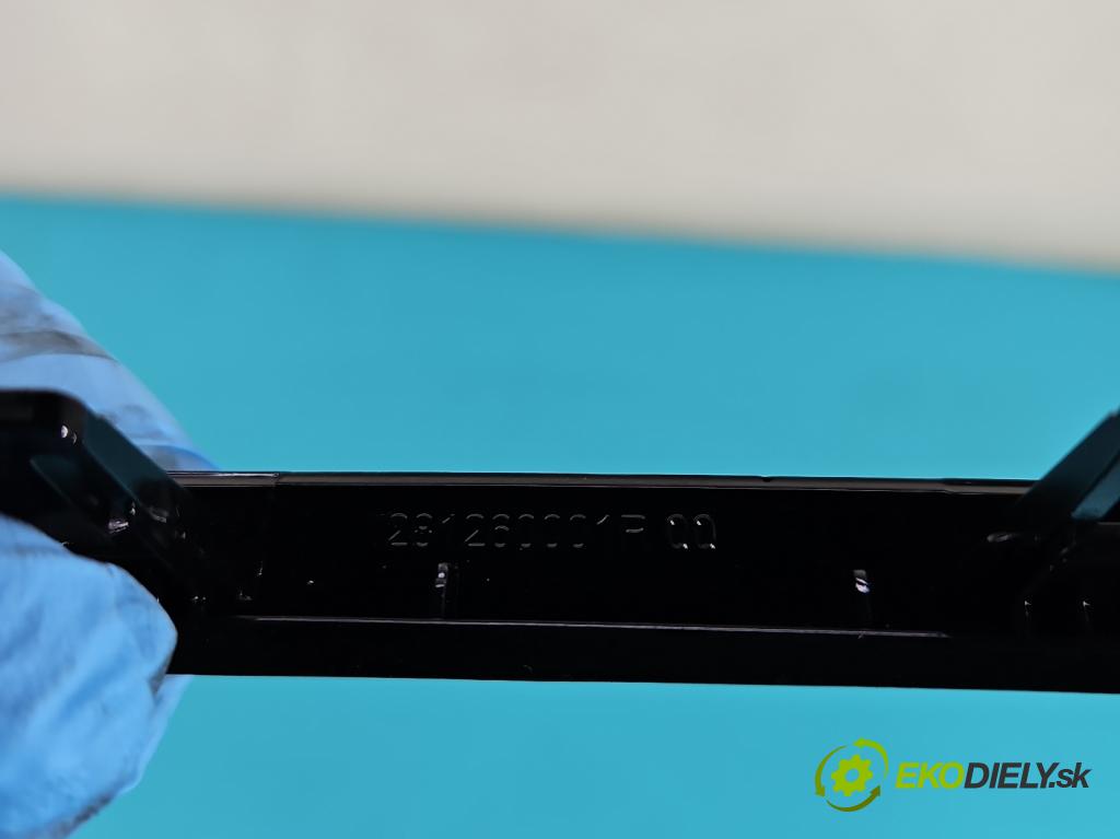 Renault Scenic III 2009-2016 1.6 dci 131 HP manual 96 kW 1598 cm3 5- Mřížka: kúrenia stredová  (Mriežky kúrenia (fukáre))