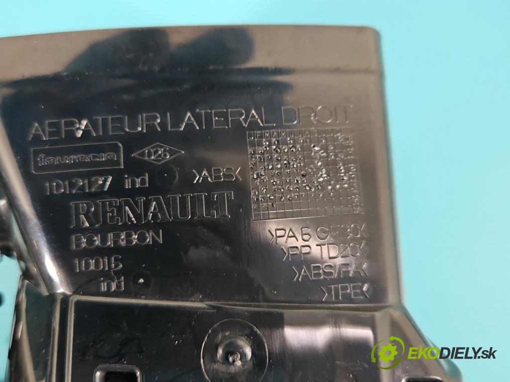 Renault Scenic III 2009-2016 1.6 dci 131 HP manual 96 kW 1598 cm3 5- Mřížka: kúrenia stredová  (Mriežky kúrenia (fukáre))