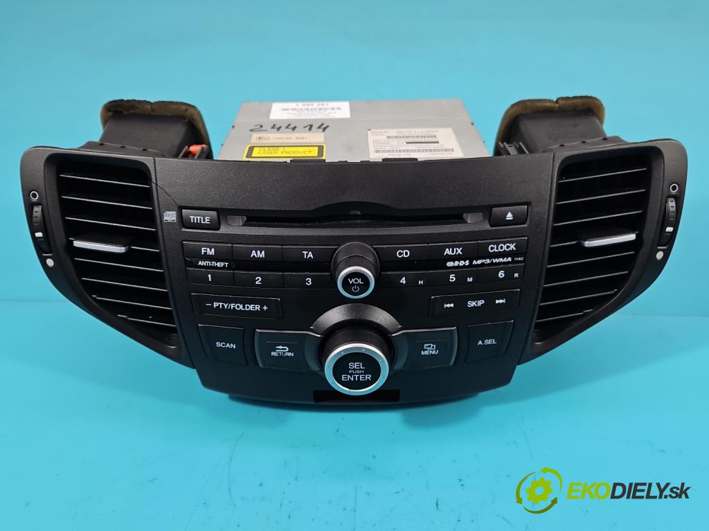 Honda Accord VIII 2008-2015 2.0 VTEC 156 HP automatic 115 kW 1997 cm3 4- Radio originál 39100-TL0-G000