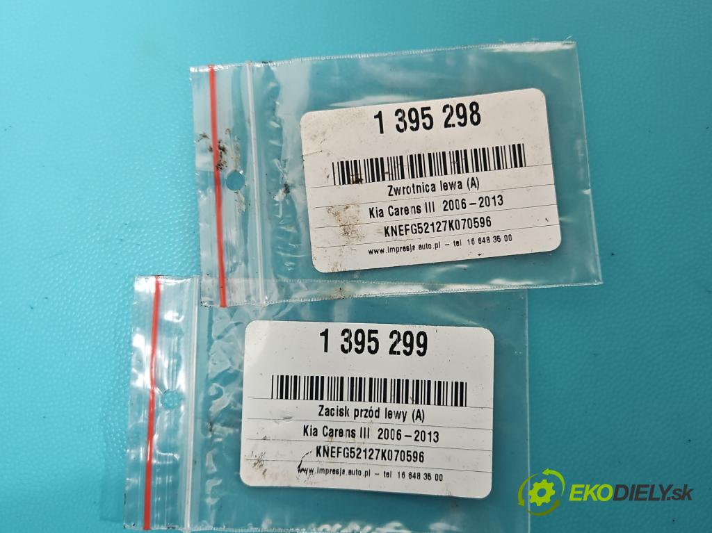 Kia Carens III  2006-2013 2.0 16V 144 HP manual 106 kW 1998 cm3 5- náboj ľavé  (Náboje)