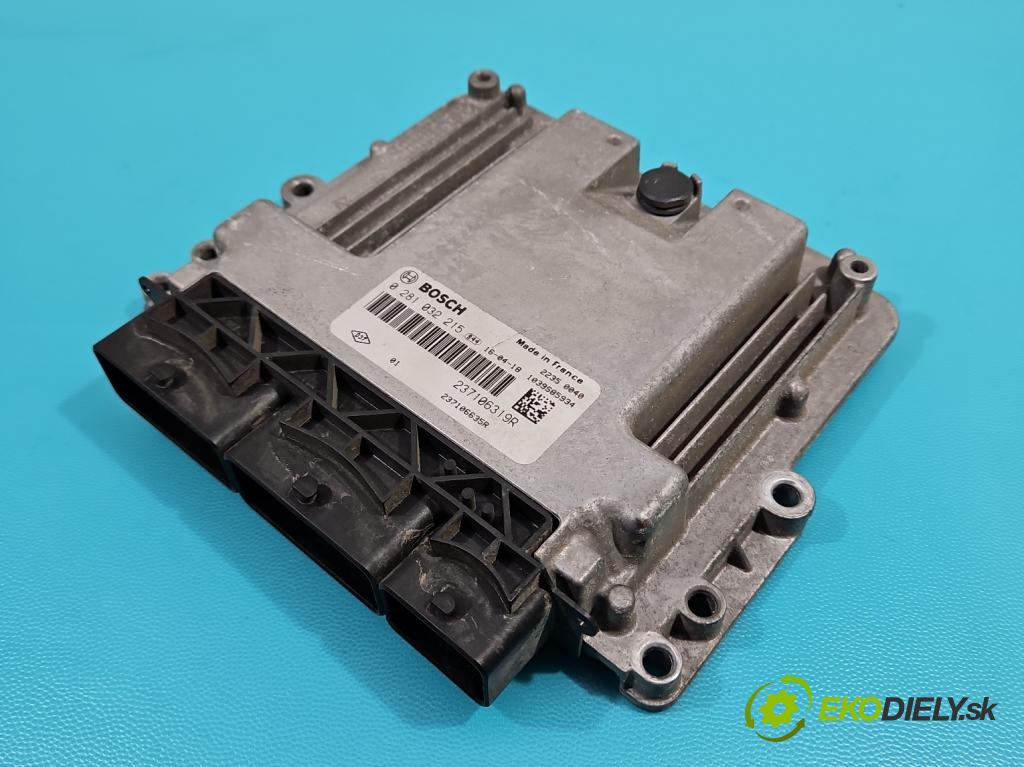 Renault Scenic III 2009-2016 1.6 dci 131 HP manual 96 kW 1598 cm3 5- riadiaca jednotka motora 0281032215