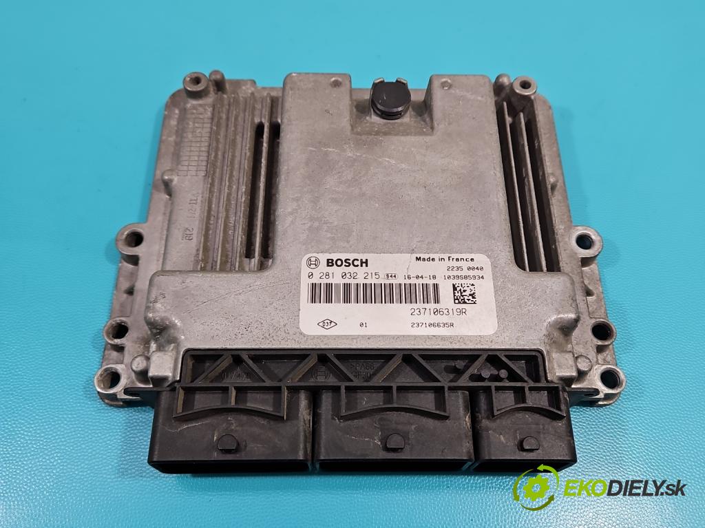 Renault Scenic III 2009-2016 1.6 dci 131 HP manual 96 kW 1598 cm3 5- riadiaca jednotka motora 0281032215
