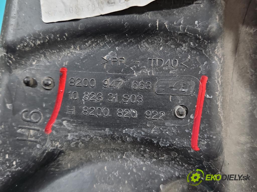 Renault Scenic III 2009-2016 1.6 dci 131 HP manual 96 kW 1598 cm3 5- obal filtra vzduchu 820947663 (Obaly filtrov vzduchu)