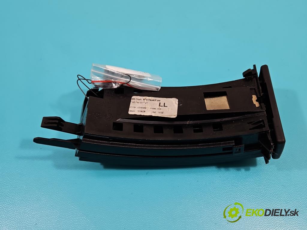 Bmw X3 E83 2003-2010 2.0d 177 HP automatic 130 kW 1995 cm3 5- Rukojeť: na nápoje: 3416005 (Úchyty, držiaky na nápoje)