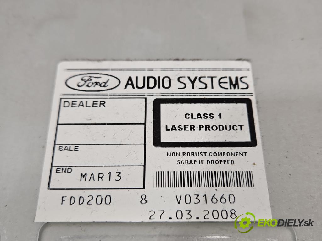 Ford Focus Mk2 2004-2011 1.8 tdci 116 HP manual 85 kW 1753 cm3 4- Radio originál 8M5T-18C815-AB