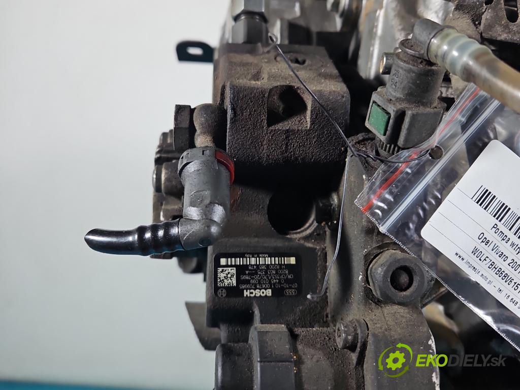 Opel Vivaro 2001-2014 2.0 cdti 114 HP manual 84 kW 1995 cm3 5- čerpadlo vstrekovacia 0445010099 (Vstrekovacie čerpadlá)