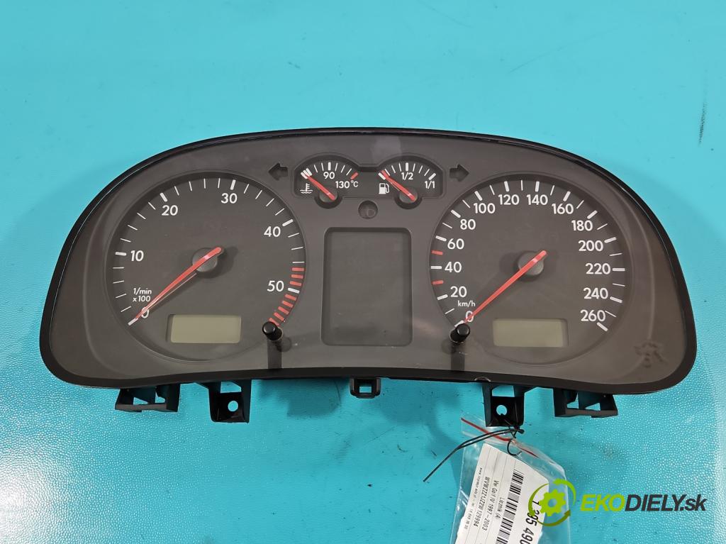 Vw Golf IV 1997-2003 1.9 tdi 131 HP manual 96 kW 1896 cm3 5- prístrojovka/ budíky 1J0920806G (Prístrojové dosky, displeje)