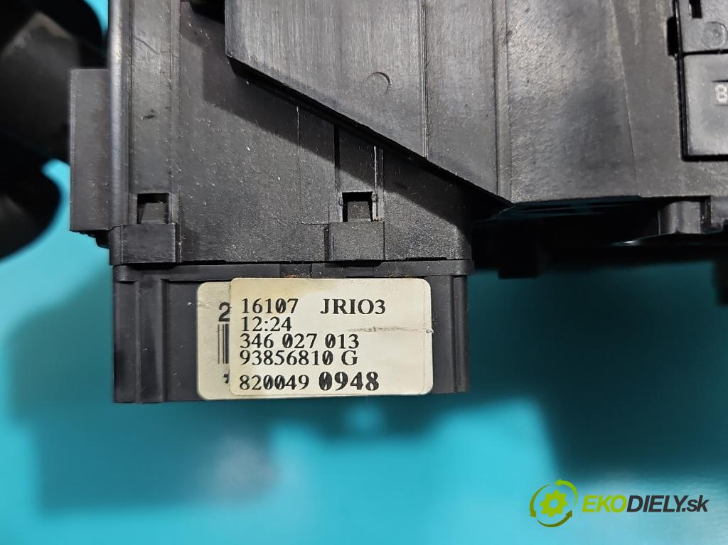 Opel Vivaro 2001-2014 2.0 cdti 114 HP manual 84 kW 1995 cm3 5- prepínač komplex: 93856810G (Prepínače, spínače, tlačidlá a ovládače kúrenia)