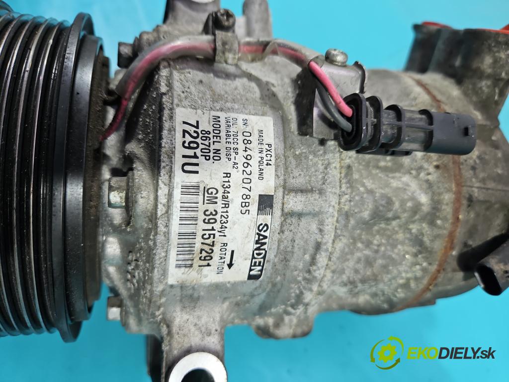 Opel Astra V  2015- 1.6 cdti 110 hp manual 81 kW 1598 cm3 5- Kompresor: klíma 39157291 (Kompresory)