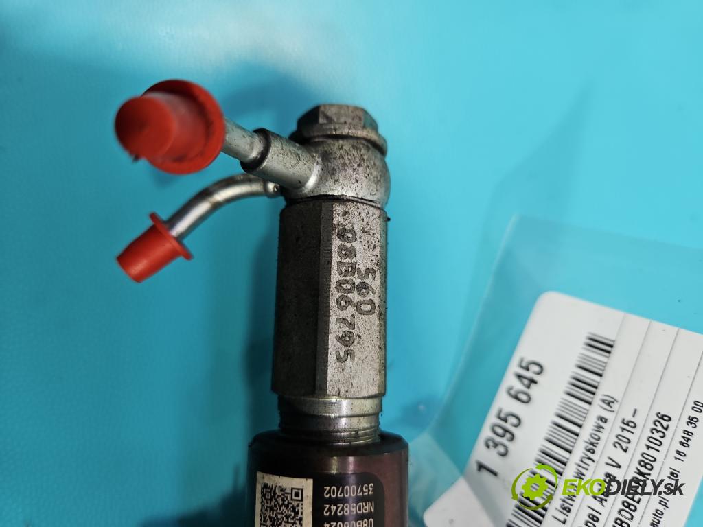 Opel Astra V  2015- 1.6 cdti 110 HP manual 81 kW 1598 cm3 5- lišta vstrekovacia 55490702 (Vstrekovacie lišty)